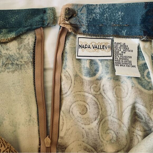 Vintage Napa Valley Faux Suede Cutout Brown Jacket/Shacket and Maxi Skirt Set - Picture 6 of 14